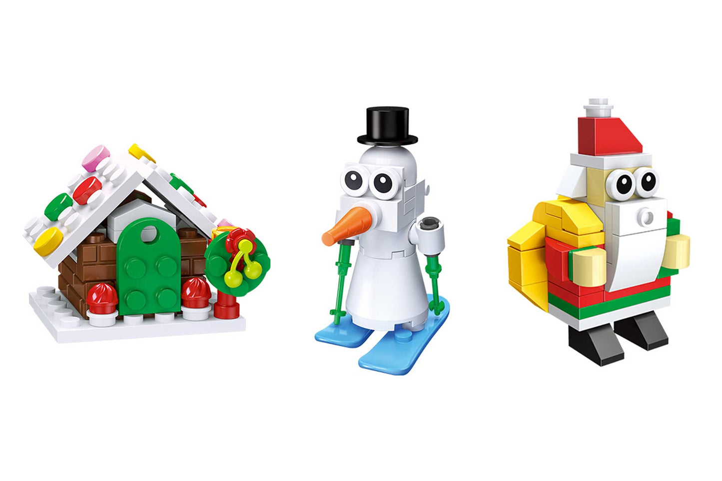 Christmas Building Block Christmas Crackers (6 x 13-inch Crackers)