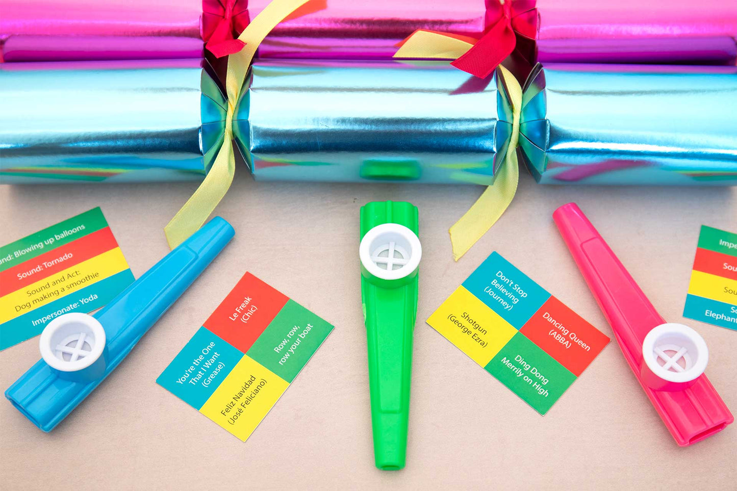 The Sound Game Christmas Crackers (6 x 12-inch Crackers)
