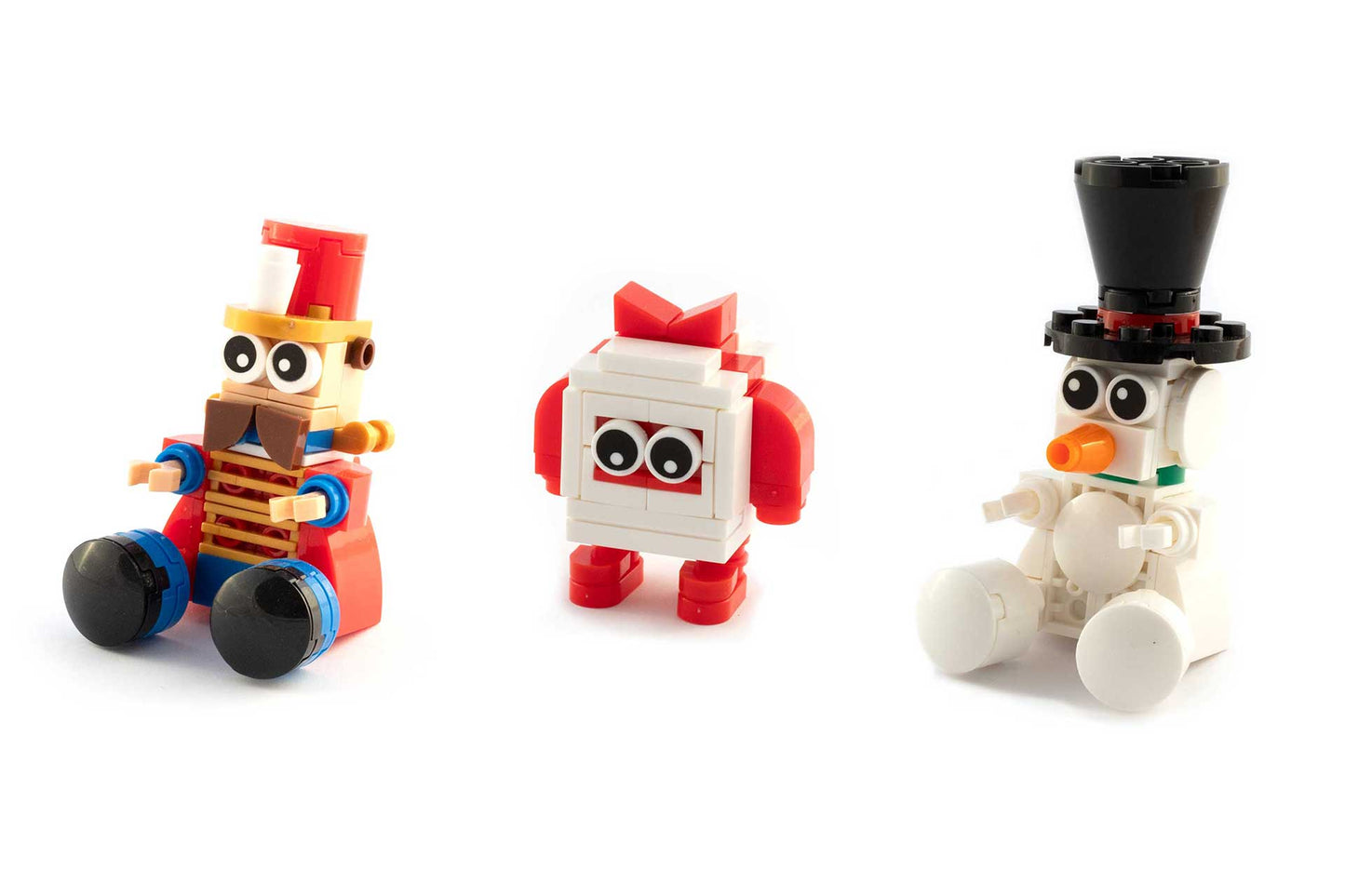 Build and Play Christmas Building Block Christmas Crackers (6 x 13-inch Crackers)