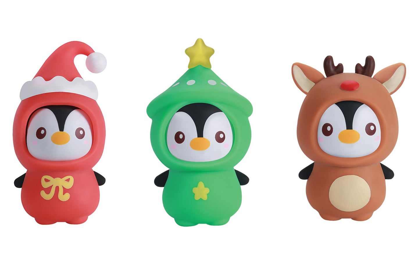 Squashy Penguin Puffer Christmas Crackers (6 x 13-inch Crackers)