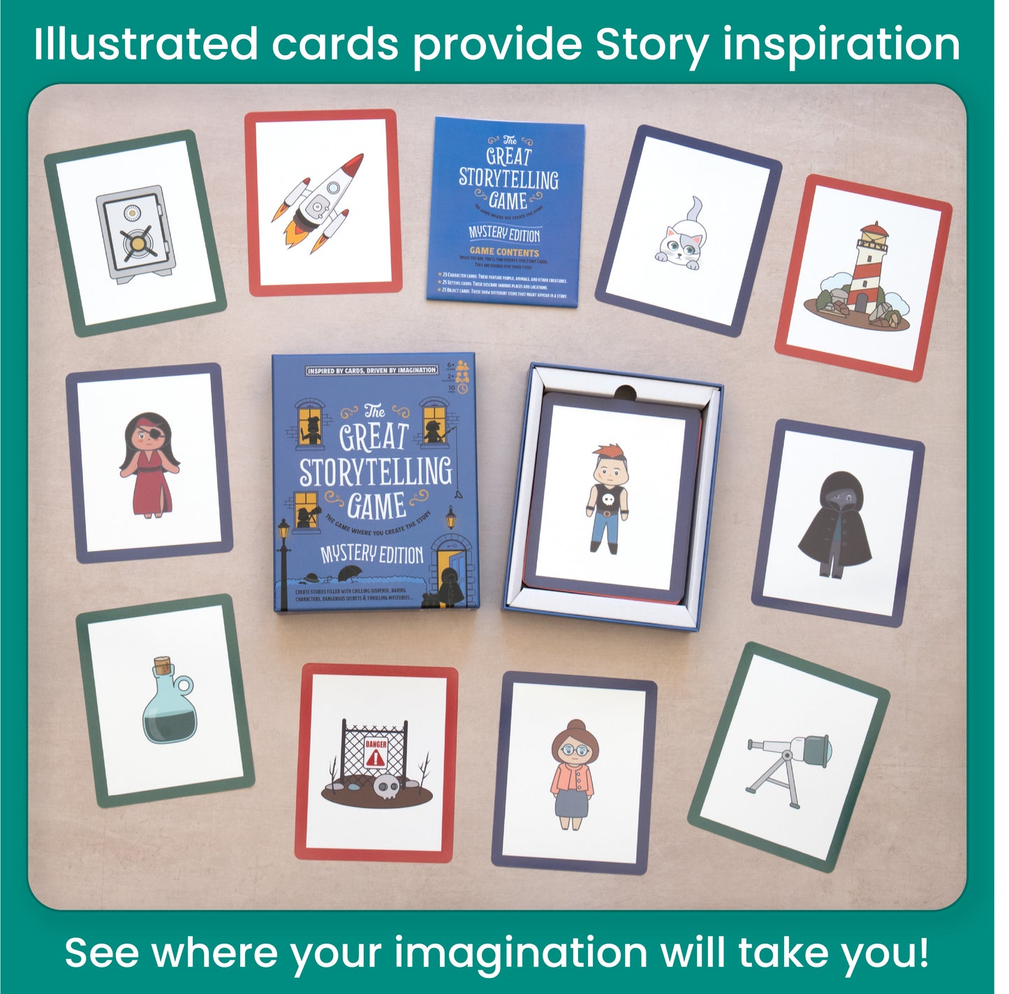The Great Story Telling Game: Create your own Story (Mystery Edition)