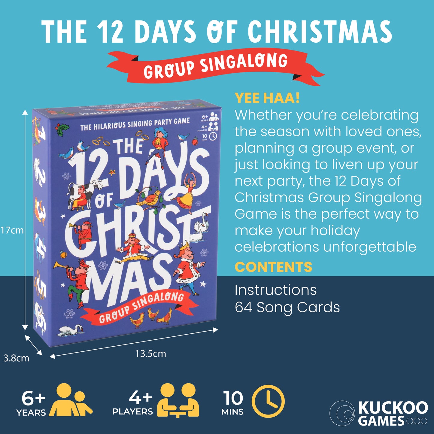 The 12 Days of Christmas Group Singalong: the hilarious singing party game