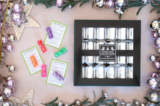 Dough Modelling Game Christmas Crackers (6 x 12-inch Crackers)