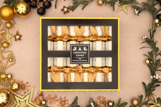 Christmas Games Christmas Crackers (6 x 13-inch Crackers)